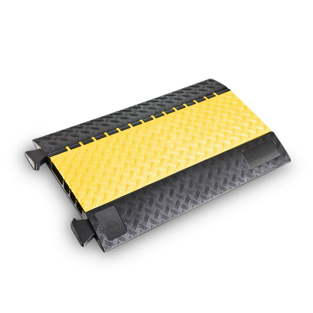 Defender MIDI 4C LUX - cable protector 4-channel, openable, fényáteresztő lid / cover, max. load 5 tonna