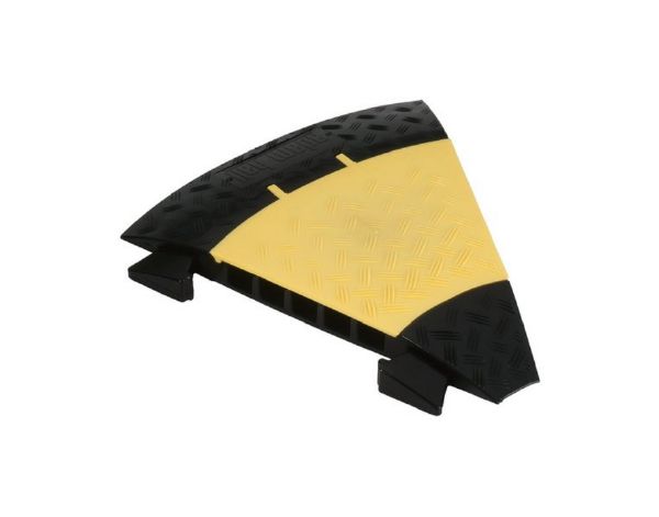 Defender MIDI C - 45°-os kanyarelem az 5-channel MIDI for cable protector, black / yellow