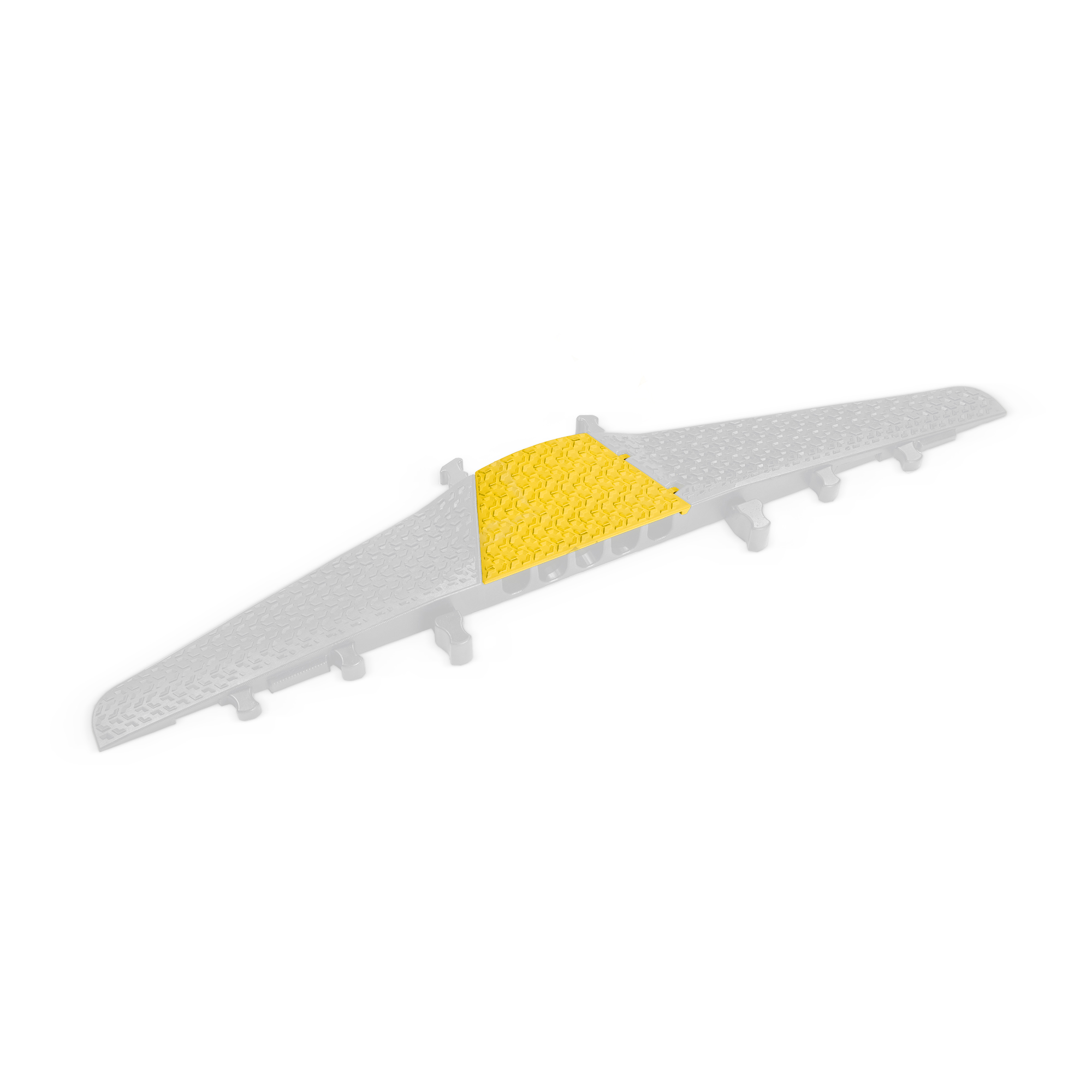 Defender MIDI 5 2D Adapter to Mini male LID | YELLOW - csere lid / cover a 869300 AE 2M végzáró male elemhez, yellow