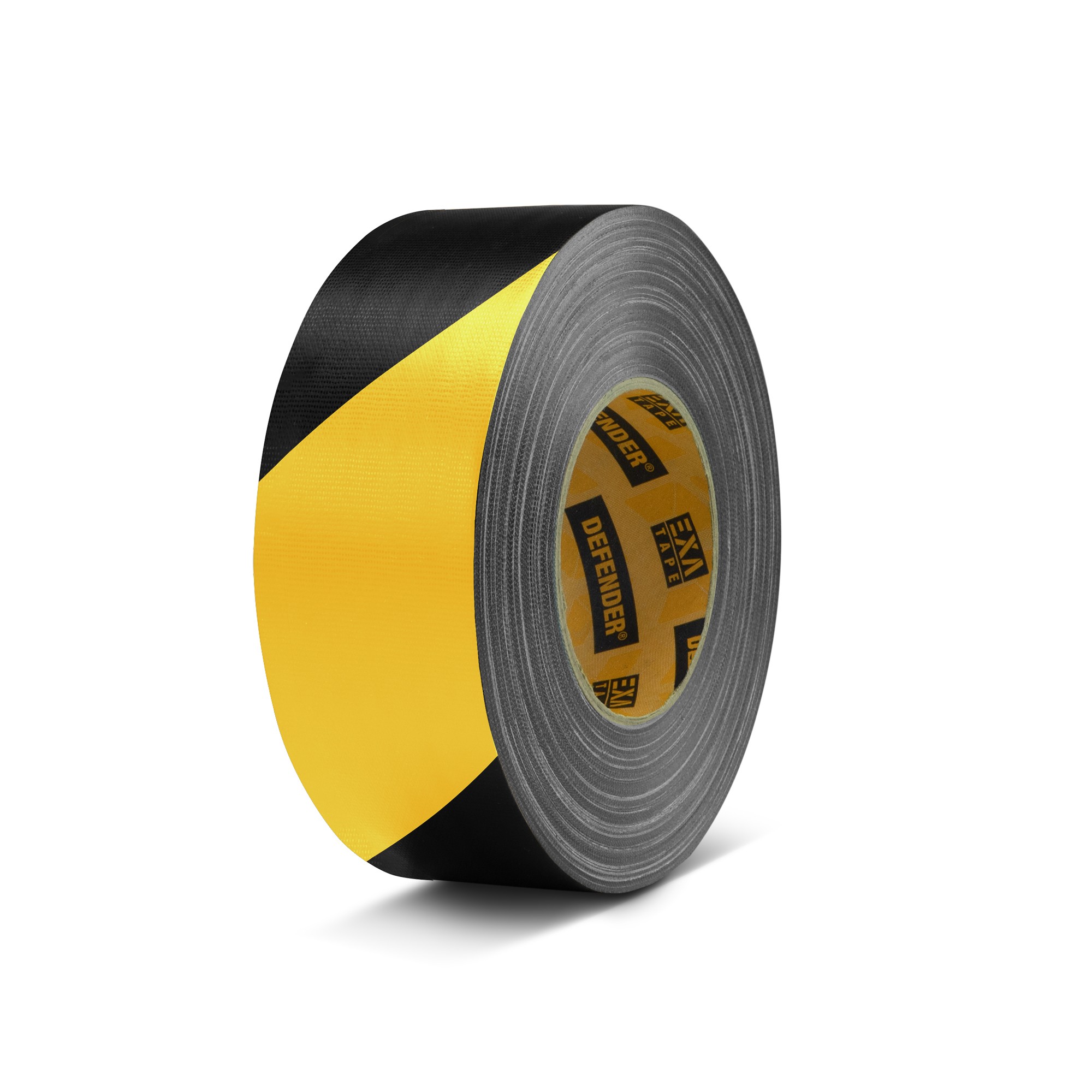 Defender EXA-TAPE BY 50 BULK - EXA-TAPE adhesive tape 50 mm x 50 m, glossy black-yellow