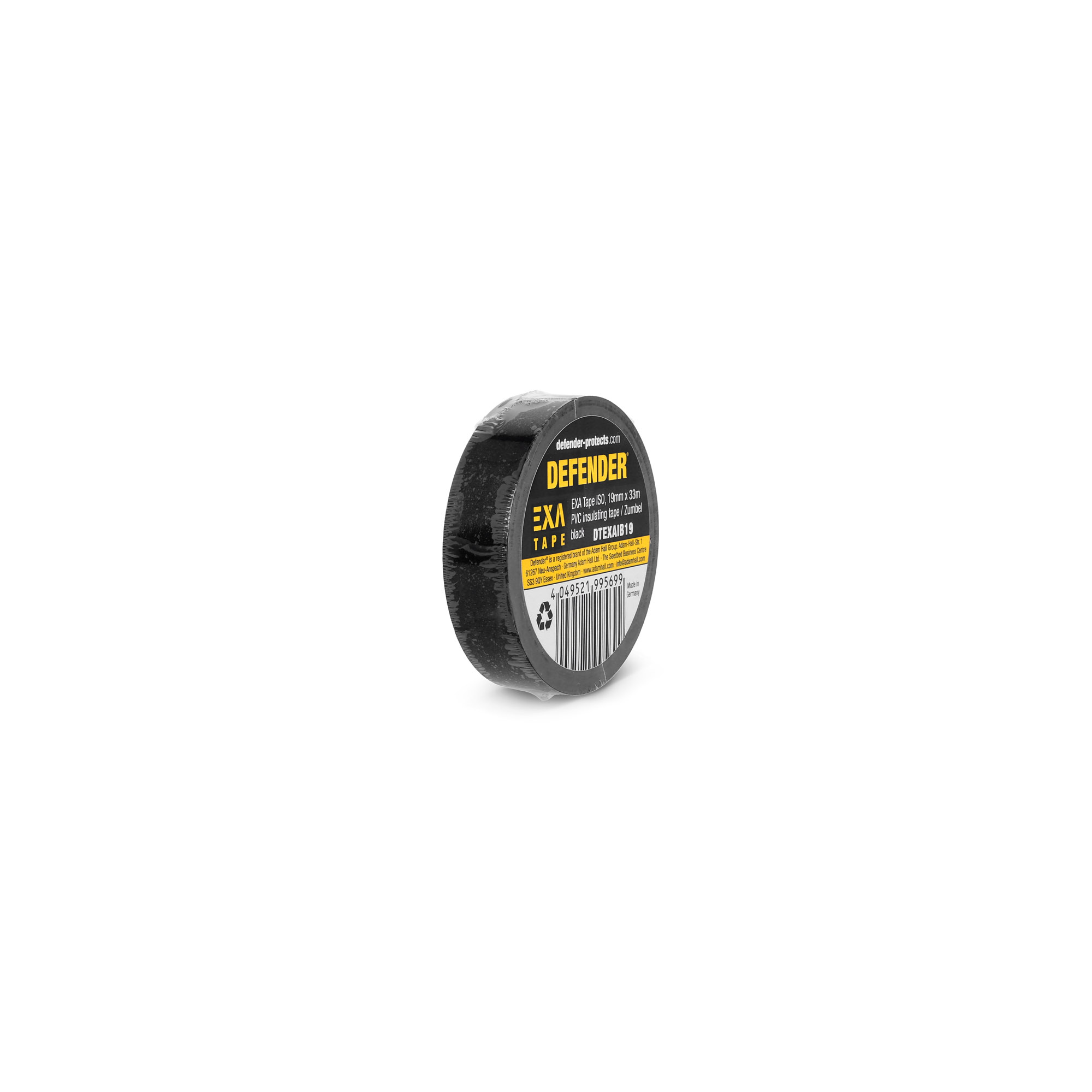 Defender EXA-TAPE ISO B 19 - EXA-TAPE adhesive tape 19 mm x 33 m, black