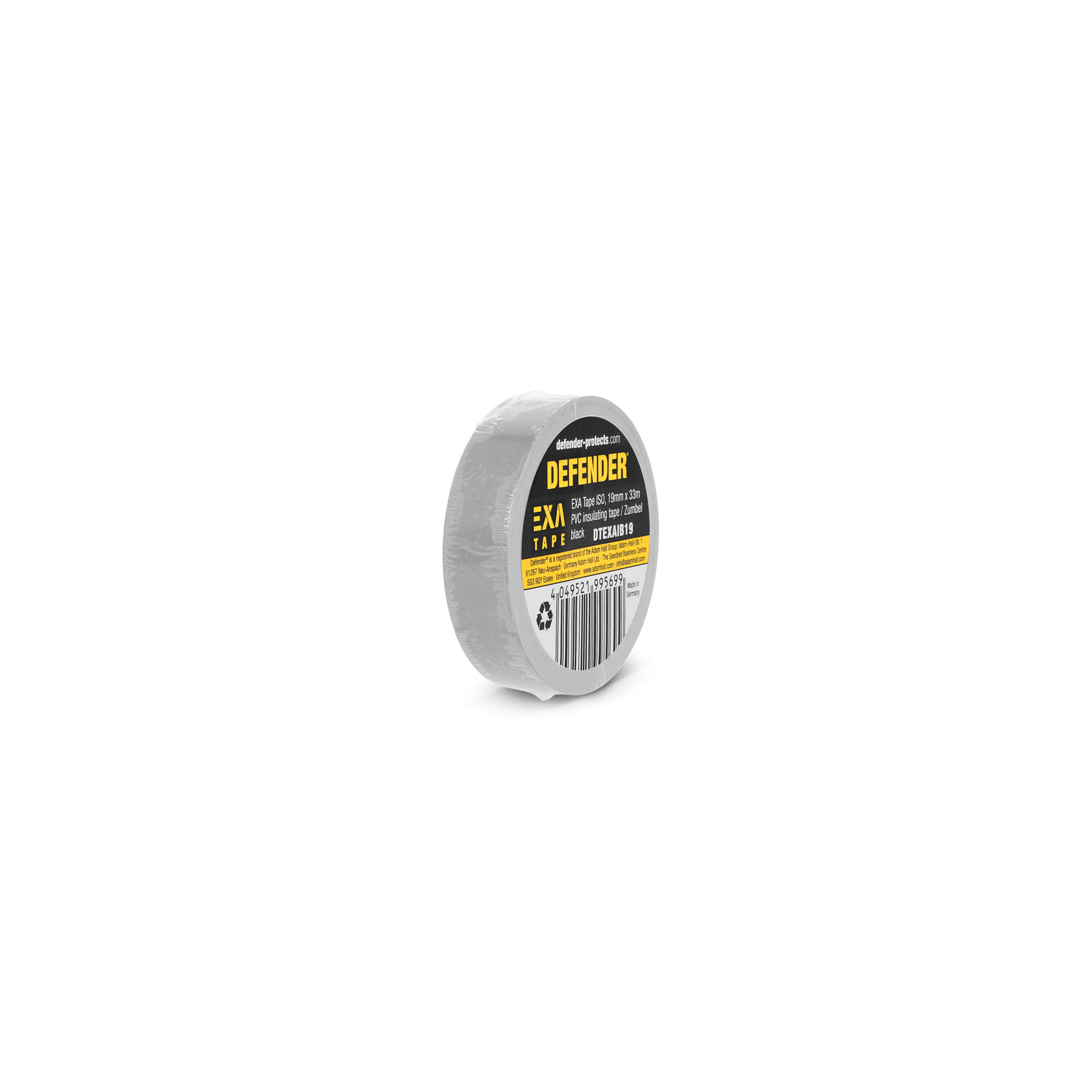 Defender EXA-TAPE ISO S 19 - EXA-TAPE adhesive tape 19 mm x 33 m, silver grey