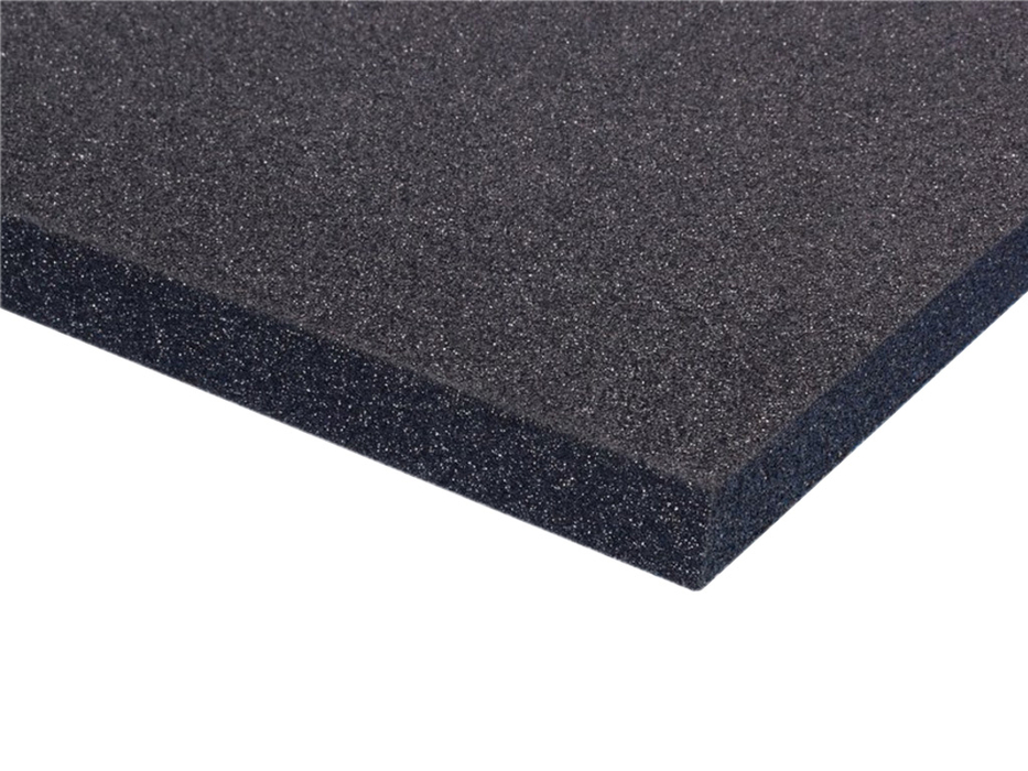 Adam Hall 019315 B - Plastazote rigid foam, dark grey, 15 mm
