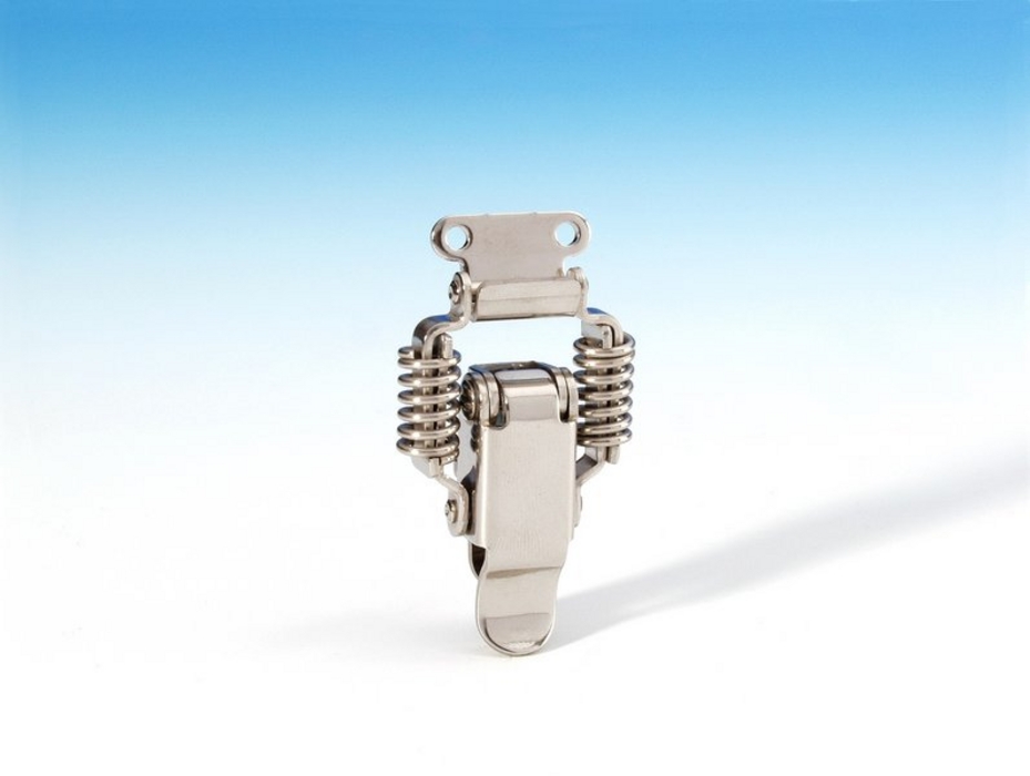 Adam Hall 1618 - draw latch, kicsi, rozsdamentes steel, spring-loaded rögzítővel