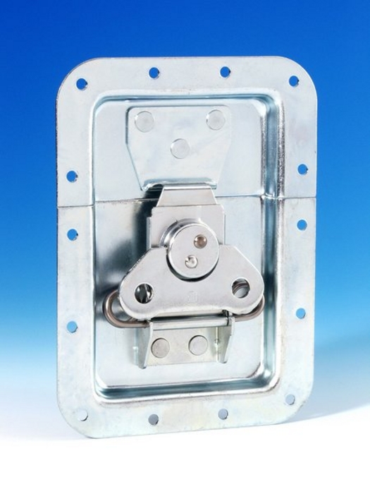 Adam Hall 17250 S - butterfly latch, nagy, 14 mm bass in tray, release with spring