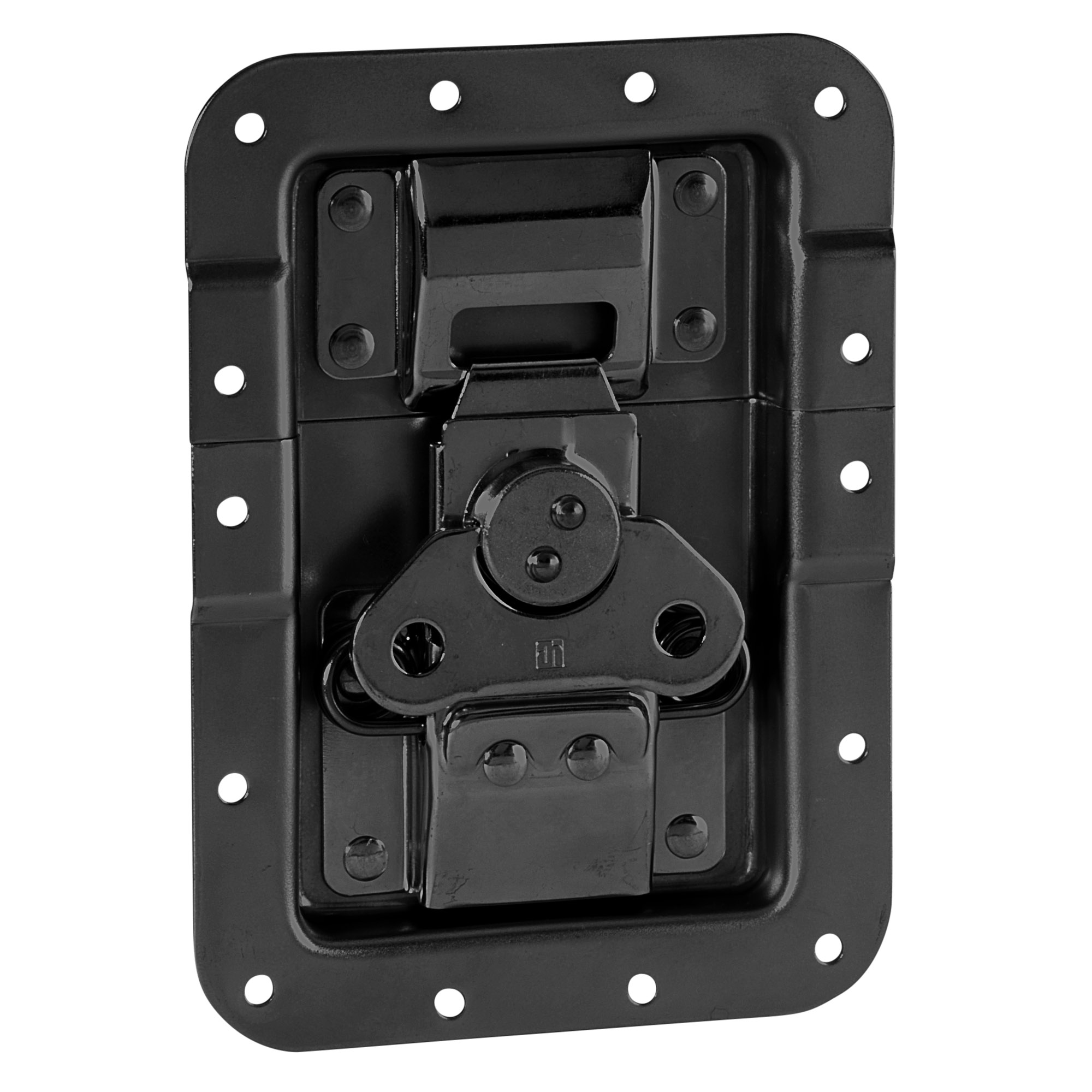 Adam Hall 172511 BLK - butterfly latch V3, nagy, 14 mm bass, profilhoz fitting in tray, black