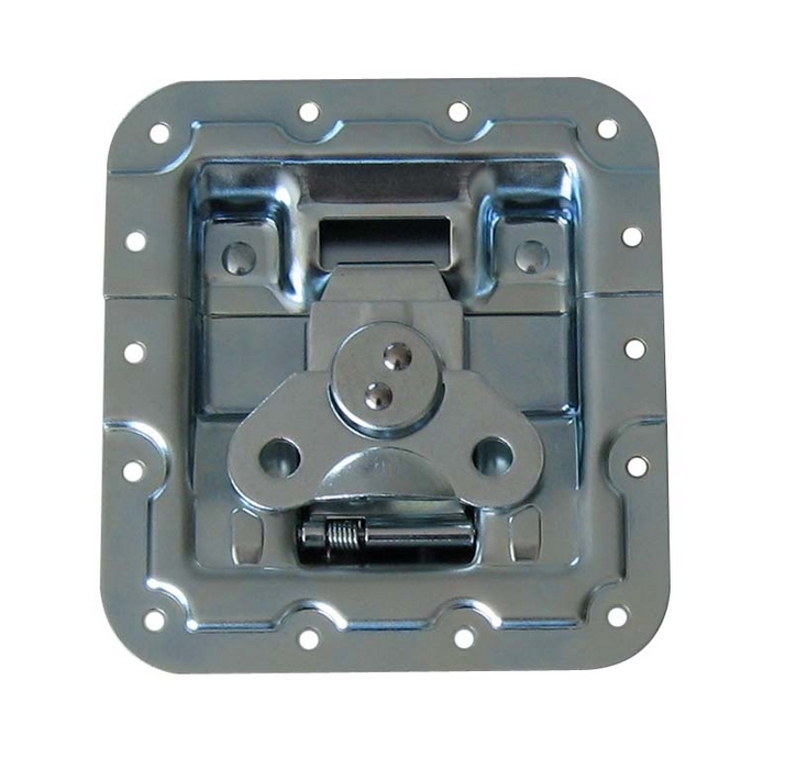 Adam Hall 172631 - butterfly latch V5, medium, 14 mm bass, profilhoz fitting in tray, szegecsvédelemmel