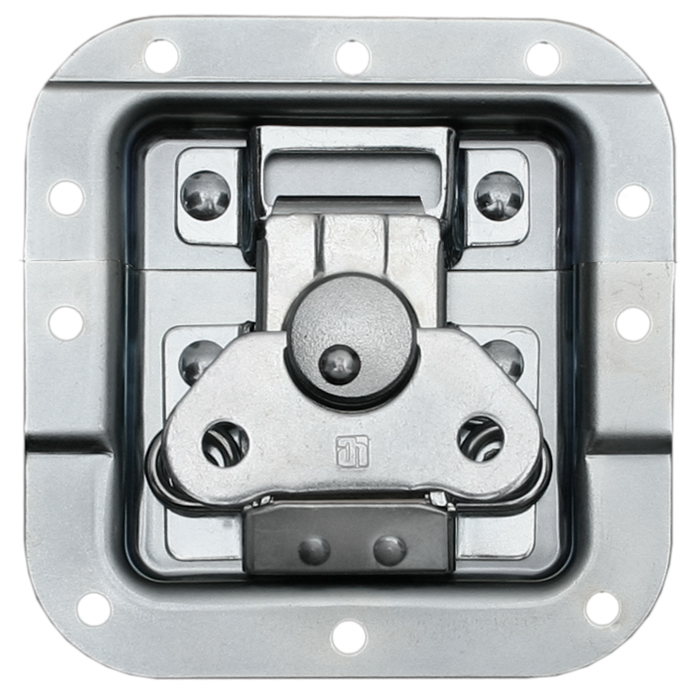 Adam Hall 17284 - butterfly latch V4, medium, 12 mm bass, profilhoz fitting in tray