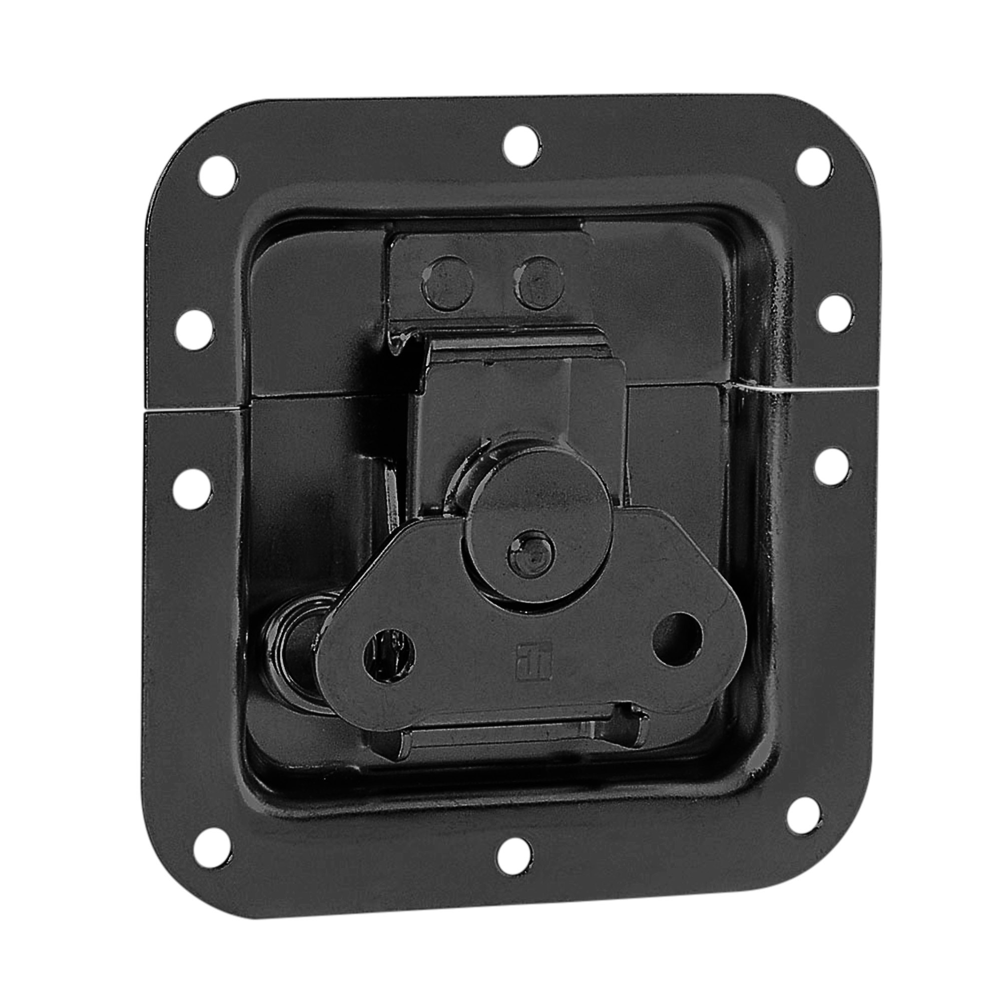 Adam Hall 17291S BLK - butterfly latch, medium, 12 mm bass in tray, release with spring, black