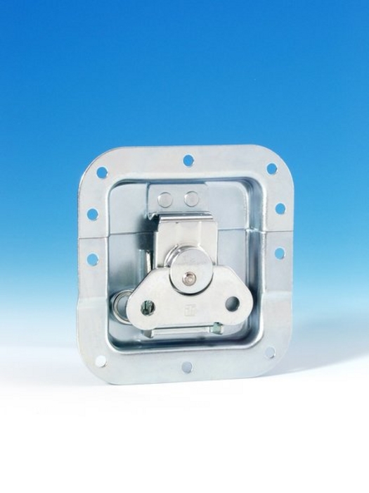 Adam Hall 17293 S - butterfly latch, medium, 14 mm bass, félig profilhoz fitting in tray, release with spring,