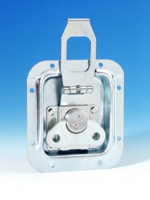 Adam Hall 17302 - butterfly latch, nagy, 14 mm bass, profilhoz fitting in tray, long zárnyelvvel