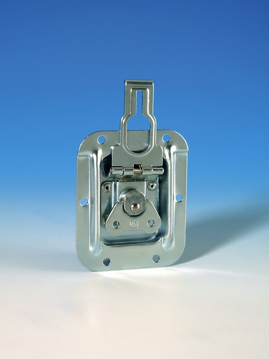 Adam Hall 17343 - butterfly latch, kicsi, 9 mm bass profilhoz fitting in tray, long zárnyelvvel