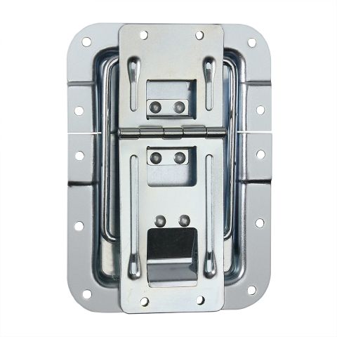 Adam Hall 270837 - kickstand hinge, large, profilhoz fitting, stop funkciós in tray, galvanized
