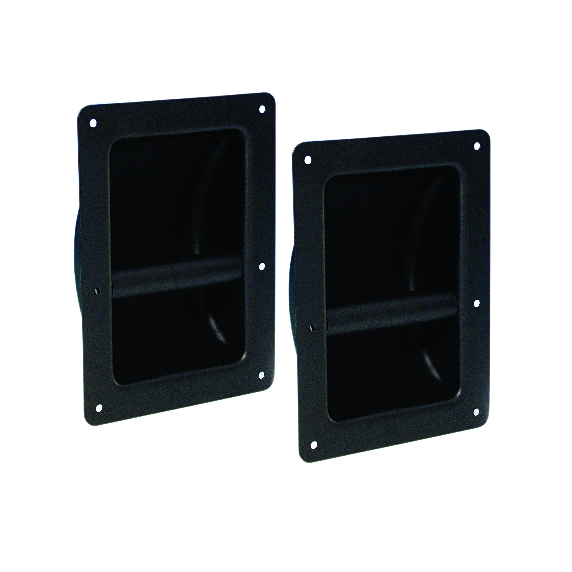 Adam Hall 3402 - speaker handle / ear pair, metal, black, 162x220x60 mm