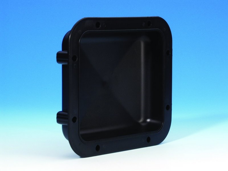 Adam Hall 34030 - speaker handle / ear nyílást takaró plastic frame, 165x185x39 mm