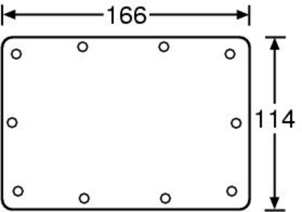 Adam Hall 3407 - ellendarab a 34102 fülhöz, cinkezett - 2. kép