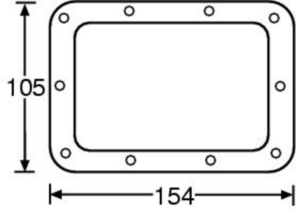 Adam Hall 34092 - ellendarab keret a 34082 szériához, cinkezett - 2. kép