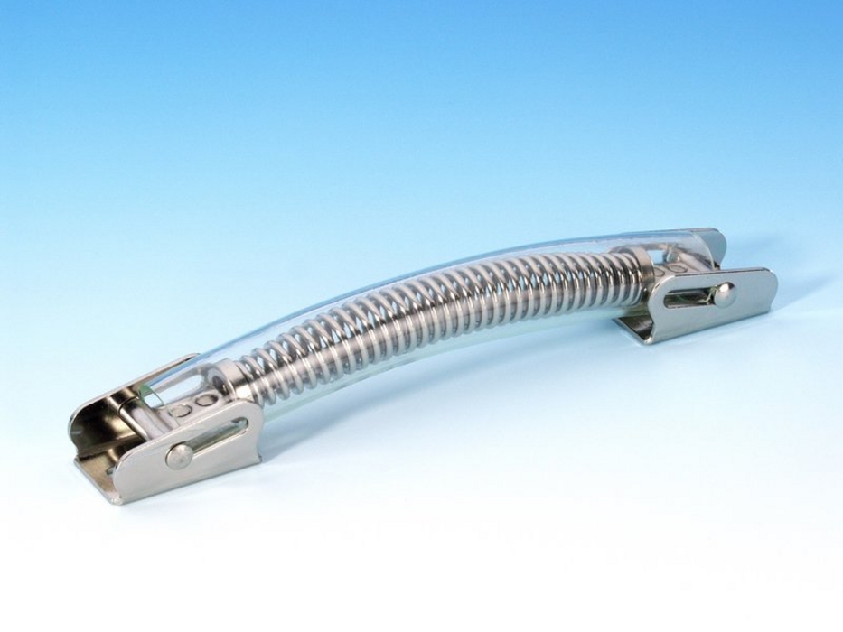 Adam Hall 3428 - case handle "Techno", acélbetétes, nickel-plated szerelékekkel, 210x28 mm