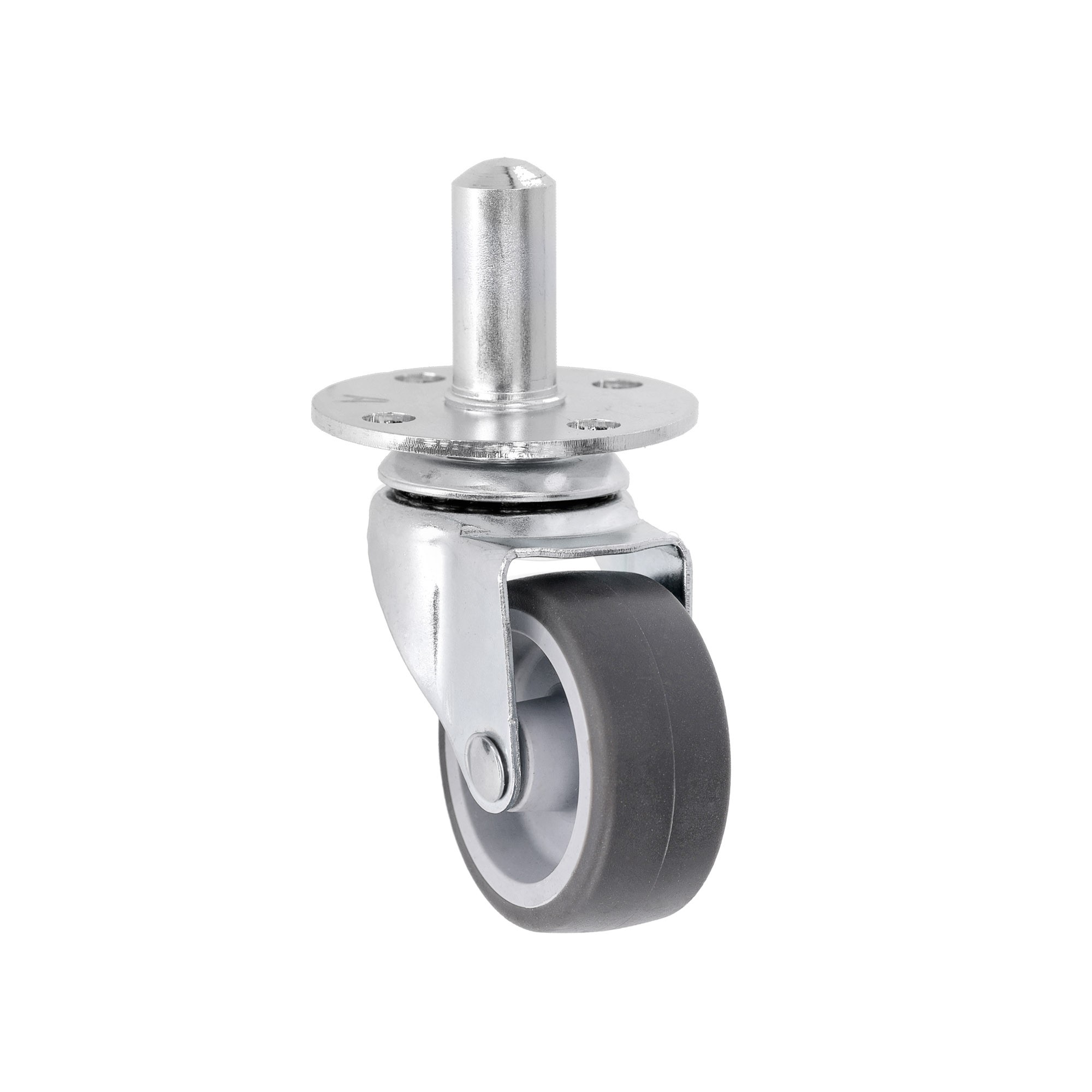 Adam Hall 37050 - castor dugaszolható rögzítőhüvellyel, 4-piece kit, diameter 50 mm, load capacity 90 kg/4 castor