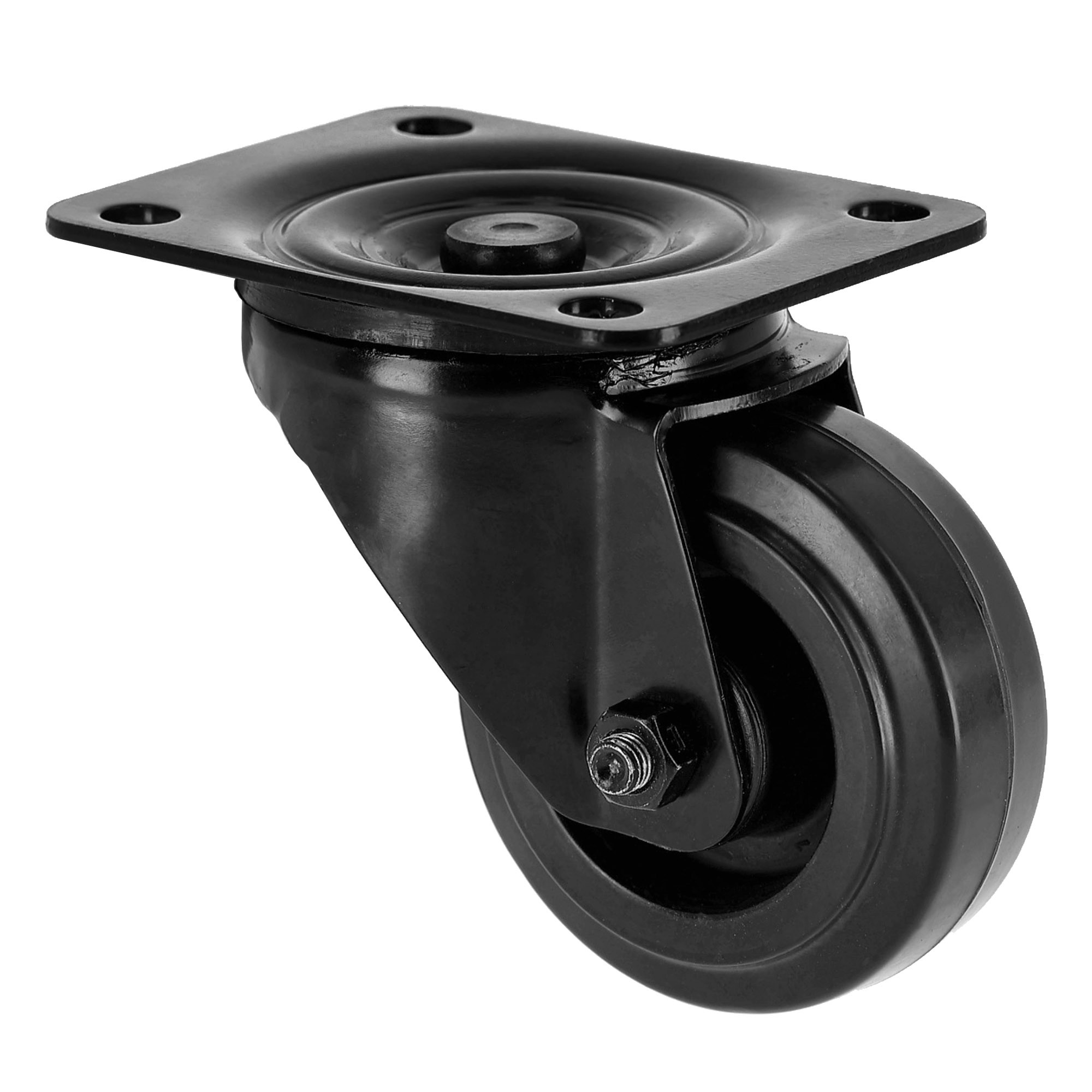 Adam Hall 372081 BLK - kerék fekete, átmérő 80 mm, 300 kg/4 kerék
