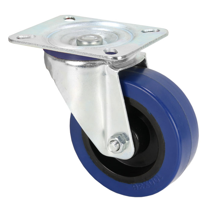 Adam Hall 372151 - castor blue, diameter 100 mm, 450 kg/4 castor