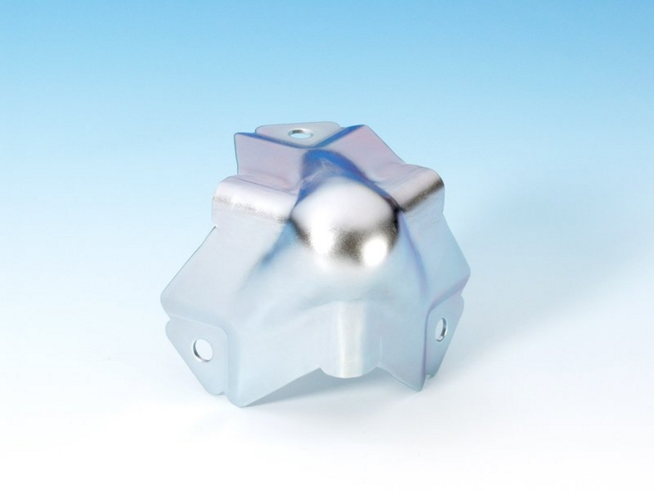 Adam Hall 4119 - corner protector ball-bearing, galvanized, profilozott, 1,2x51x51 mm