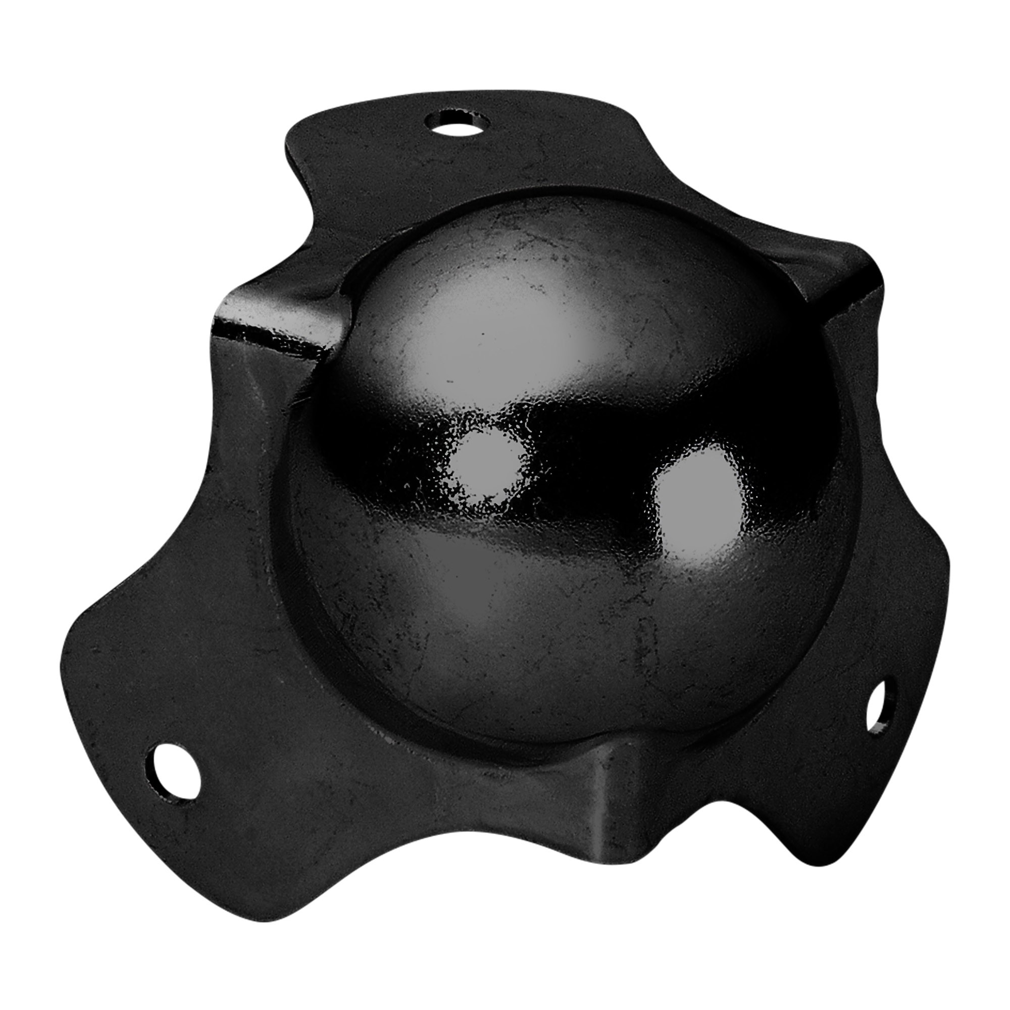 Adam Hall 4120 BLK - corner protector ball-bearing, black, 1,5x50x50 mm