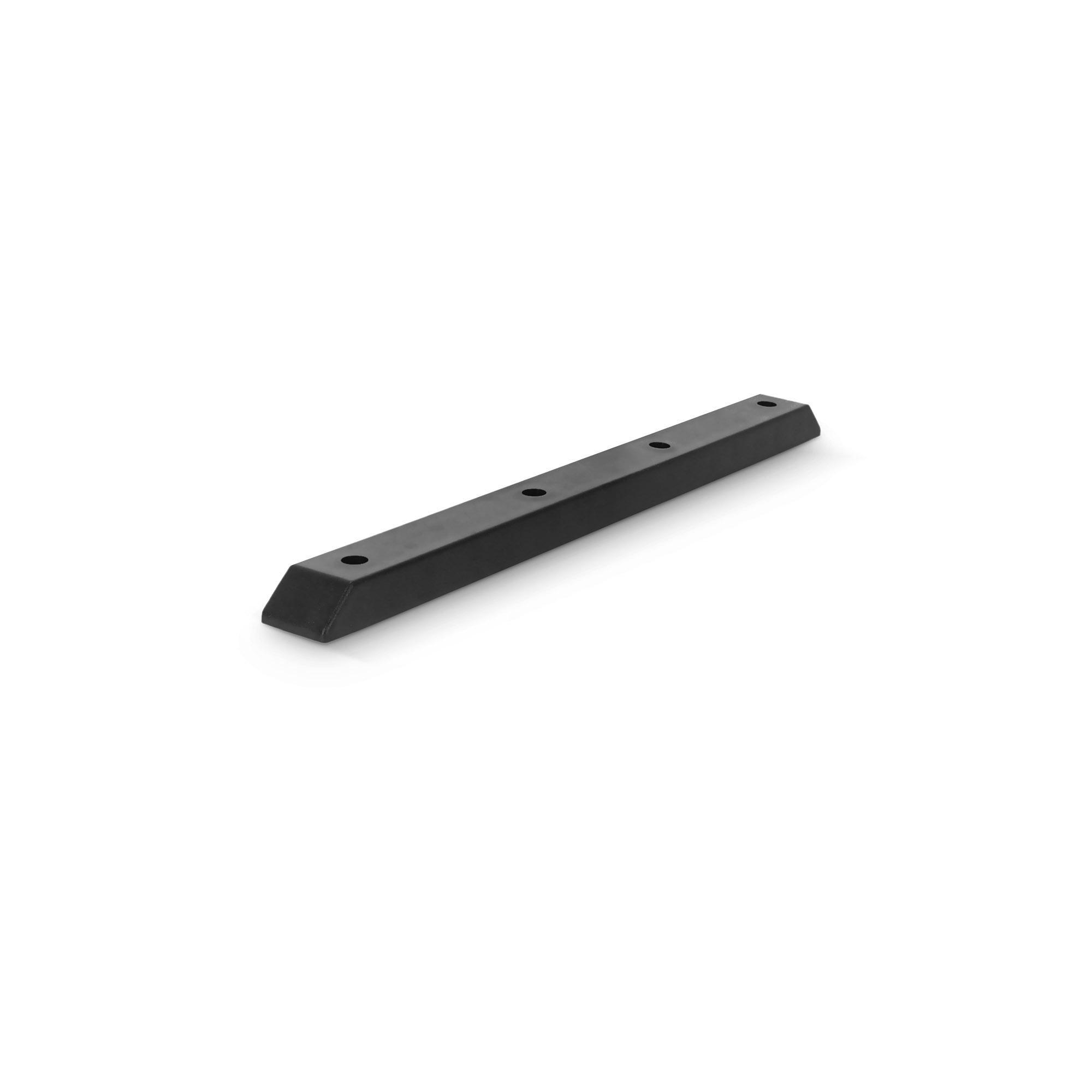 Adam Hall 49645 - plastic csúszótalp heavy-duty, kopásálló plastic, 450x40x23 mm, furat diameter 5,1