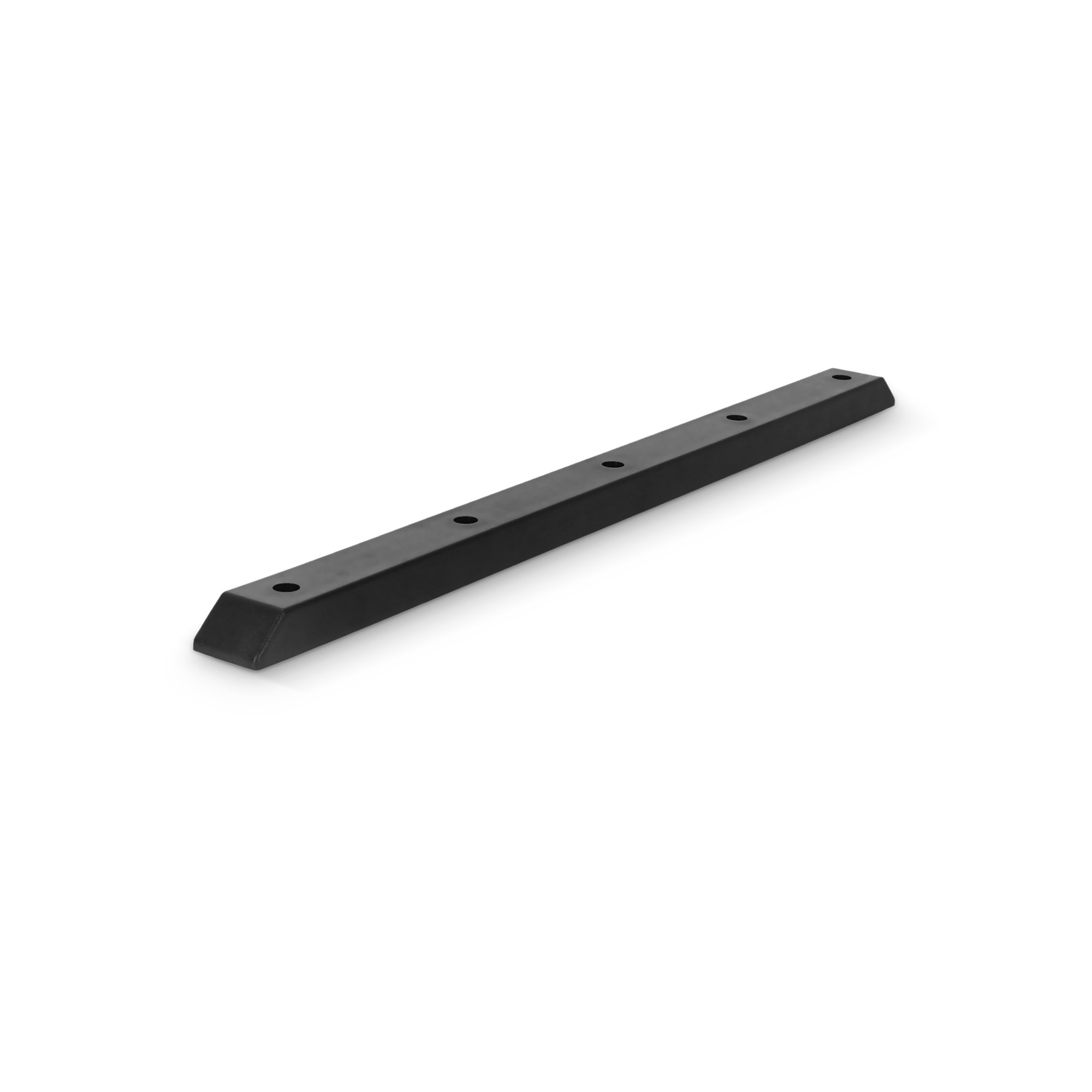 Adam Hall 49660 - plastic csúszótalp heavy-duty, kopásálló plastic, 600x40x23 mm, furat diameter 5,1