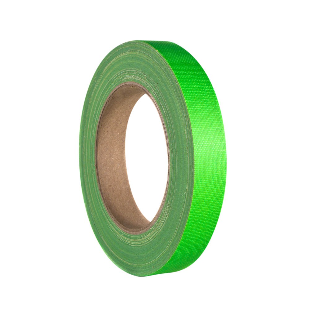 Adam Hall 58064 NGRN - Gaffa adhesive tape, 19 mm x 25 m, neonzöld