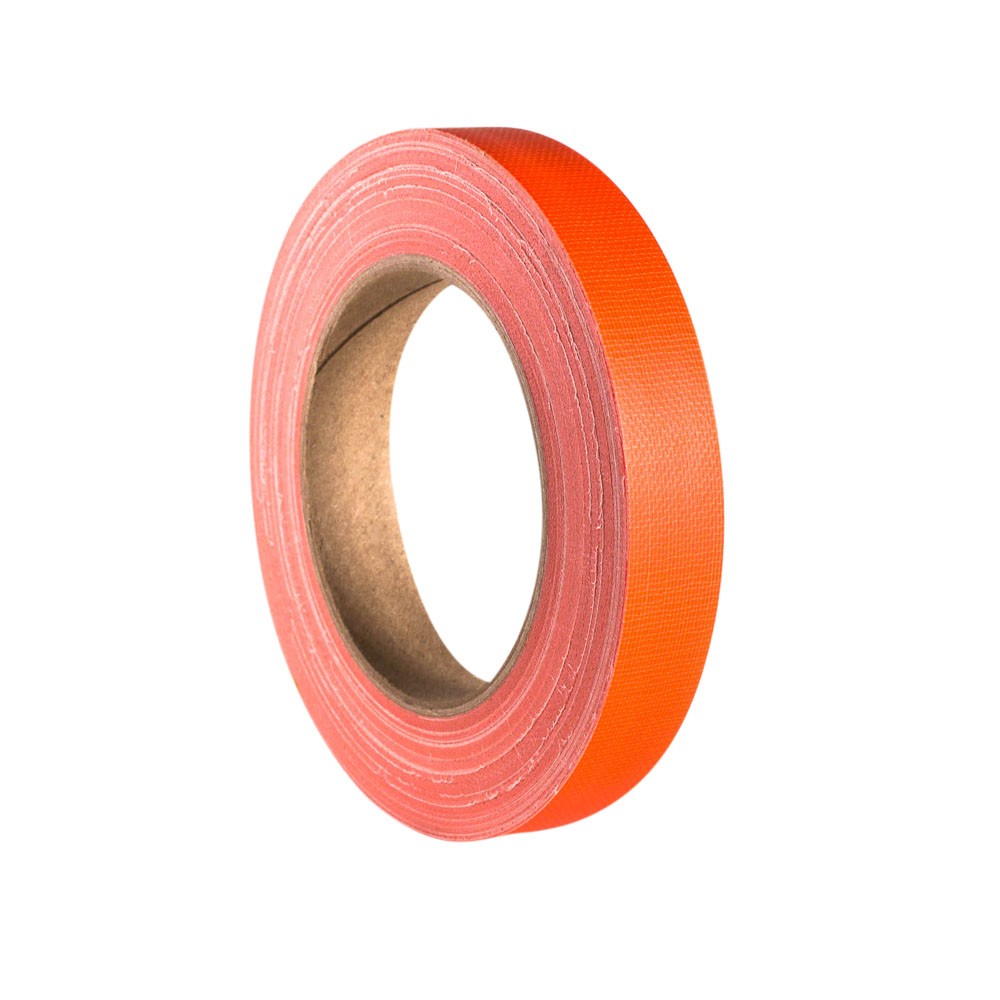 Adam Hall 58064 NOR - Gaffa adhesive tape, 19 mm x 25 m, neonnarancs