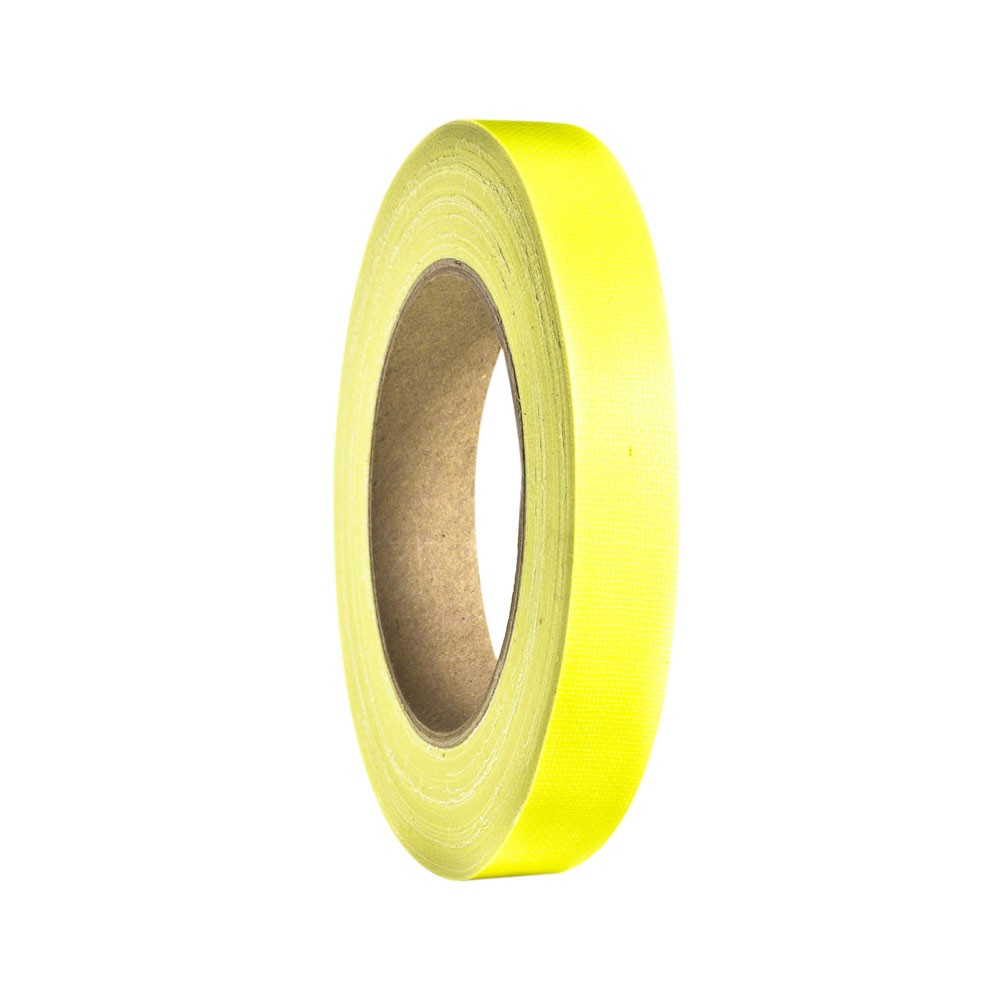 Adam Hall 58064 NYEL - Gaffa adhesive tape, 19 mm x 25 m, neonsárga