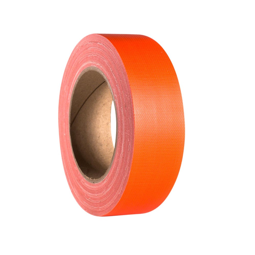 Adam Hall 58065 NOR - Gaffa adhesive tape, 38 mm x 25 m, neonnarancs