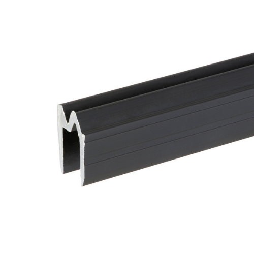 Adam Hall 6103 BLK - closure profile, 9,5 mm anyaghoz - 21,5/16,5x1,5 mm, black