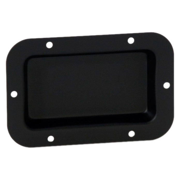 Adam Hall 8705 BLK - csatlakozó tálca fekete, teli, 136x89 mm/5 mm
