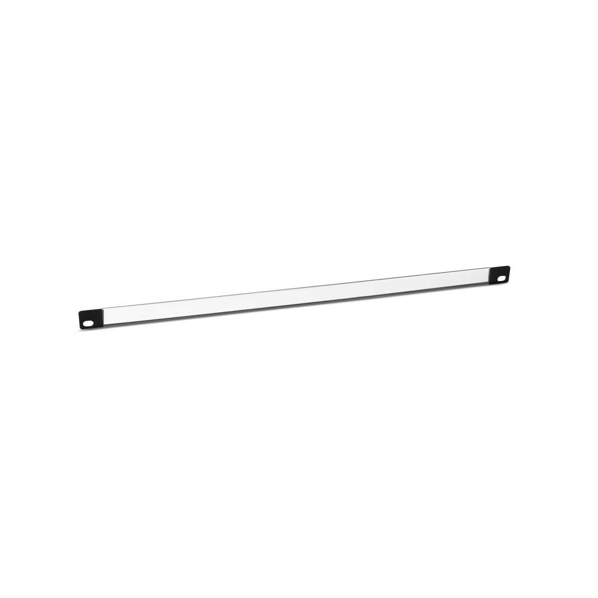 Adam Hall 872205 LBL - 19" feliratozó vas front panel plastic csíkkal, 1/2U, black