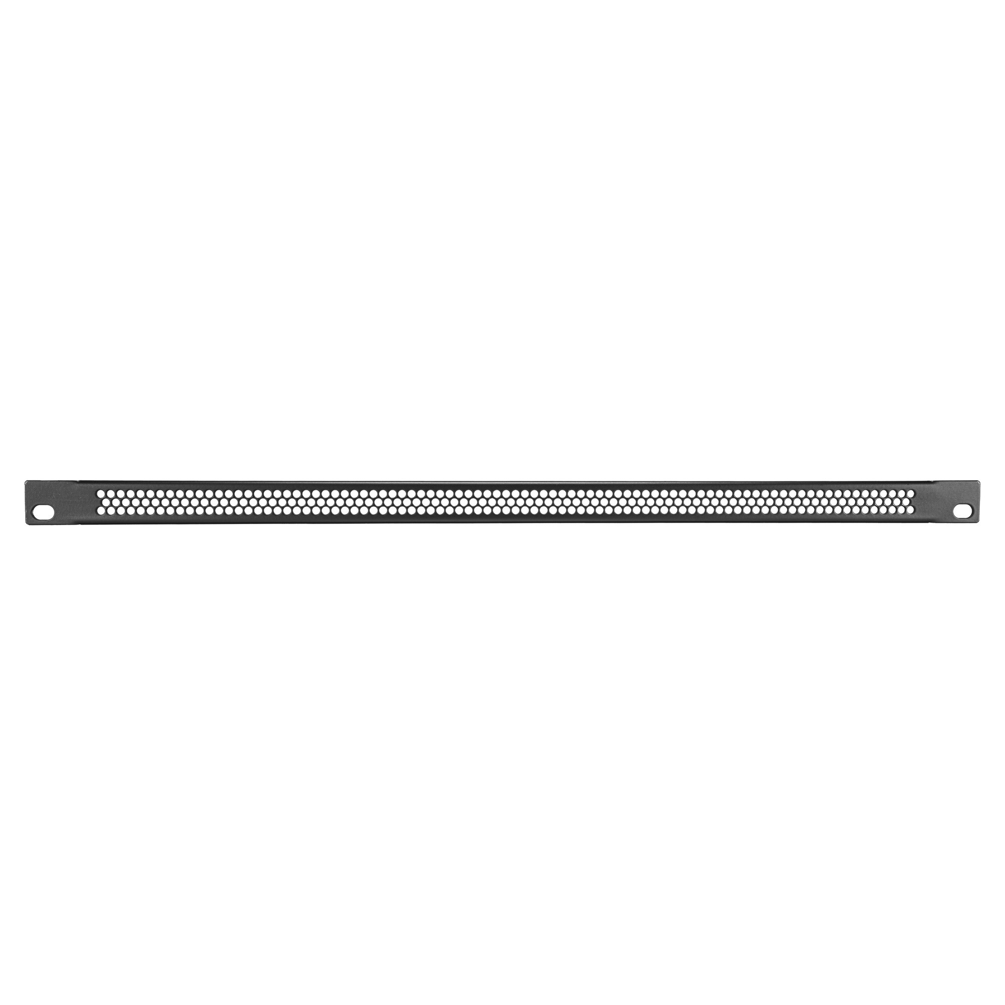 Adam Hall 872205 VR - 19" vas vented front panel, 1/2 U, round szellőzőnyílásokkal, black