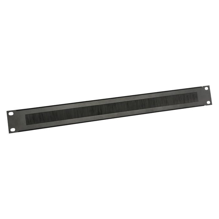 Adam Hall 87221 BRUSH - 19" kábelátvezető panel, 1 U, black