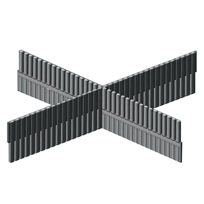 Adam Hall 87402 P2 - divider depth element / cell 19" 2U-s fiókokhoz