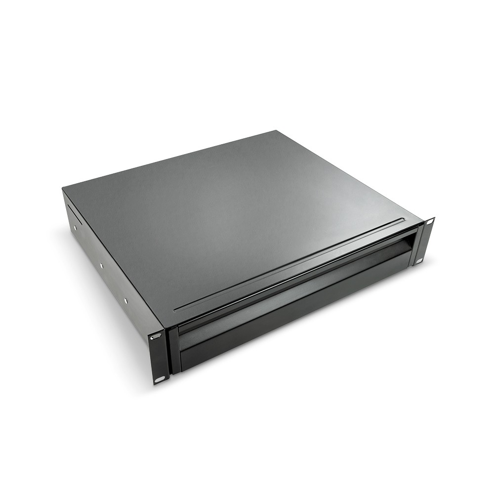 Adam Hall 874 E 02 - 19" rack drawer 2 U/360 mm black festve