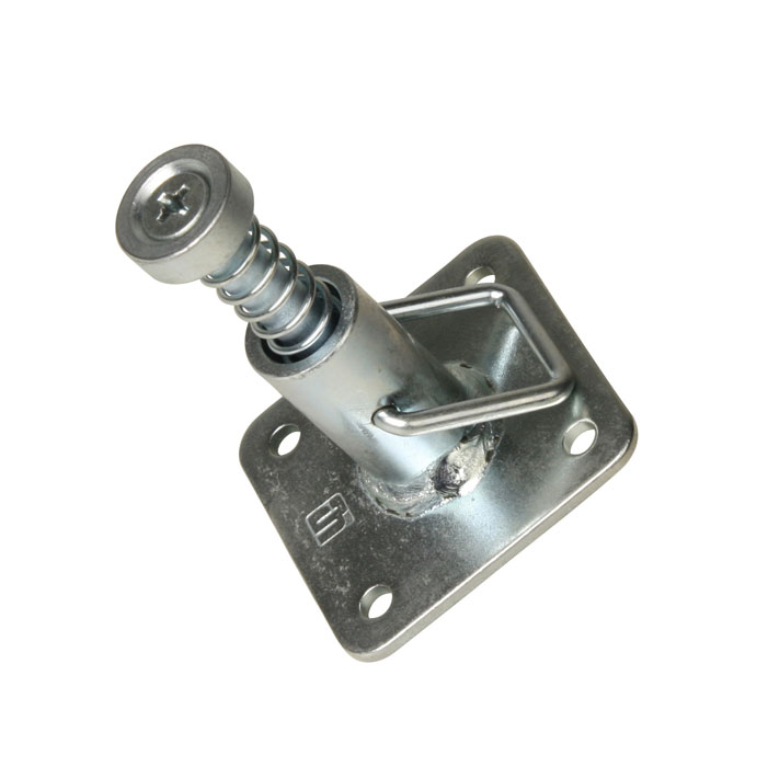 Adam Hall 87988 L - asztal mounting spring-loaded patent, galvanized, 40x40x46 mm