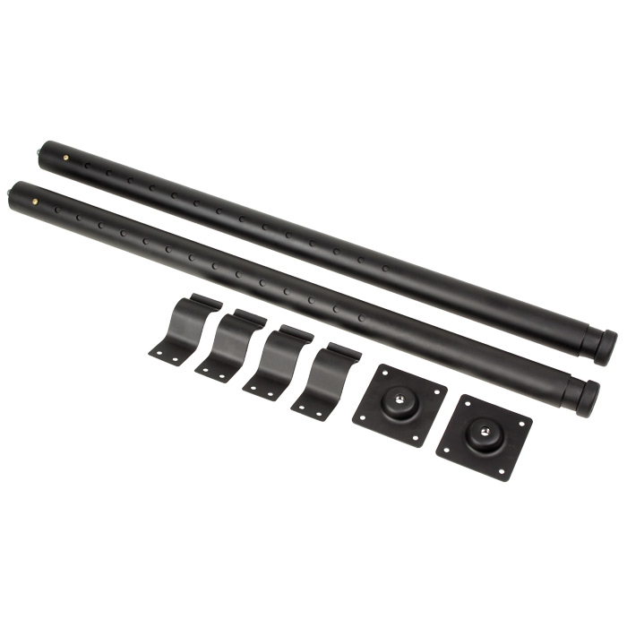 Adam Hall 87991 - asztalláb készlet (2 db), állítható, rögzítő szerlvényekkel, 38x730-1180 mm