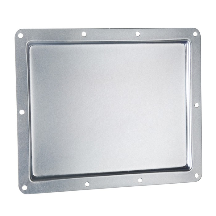 Adam Hall 88001 D - tray felirati táblához galvanized, 195x145x6 mm, silver