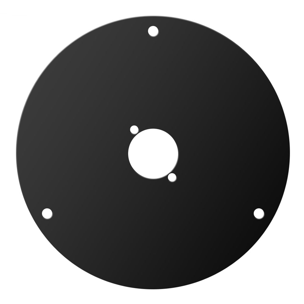 Adam Hall Cables 70224 D 1 - cable drum - szerelő plate 1 pcs "D" type furattal, black