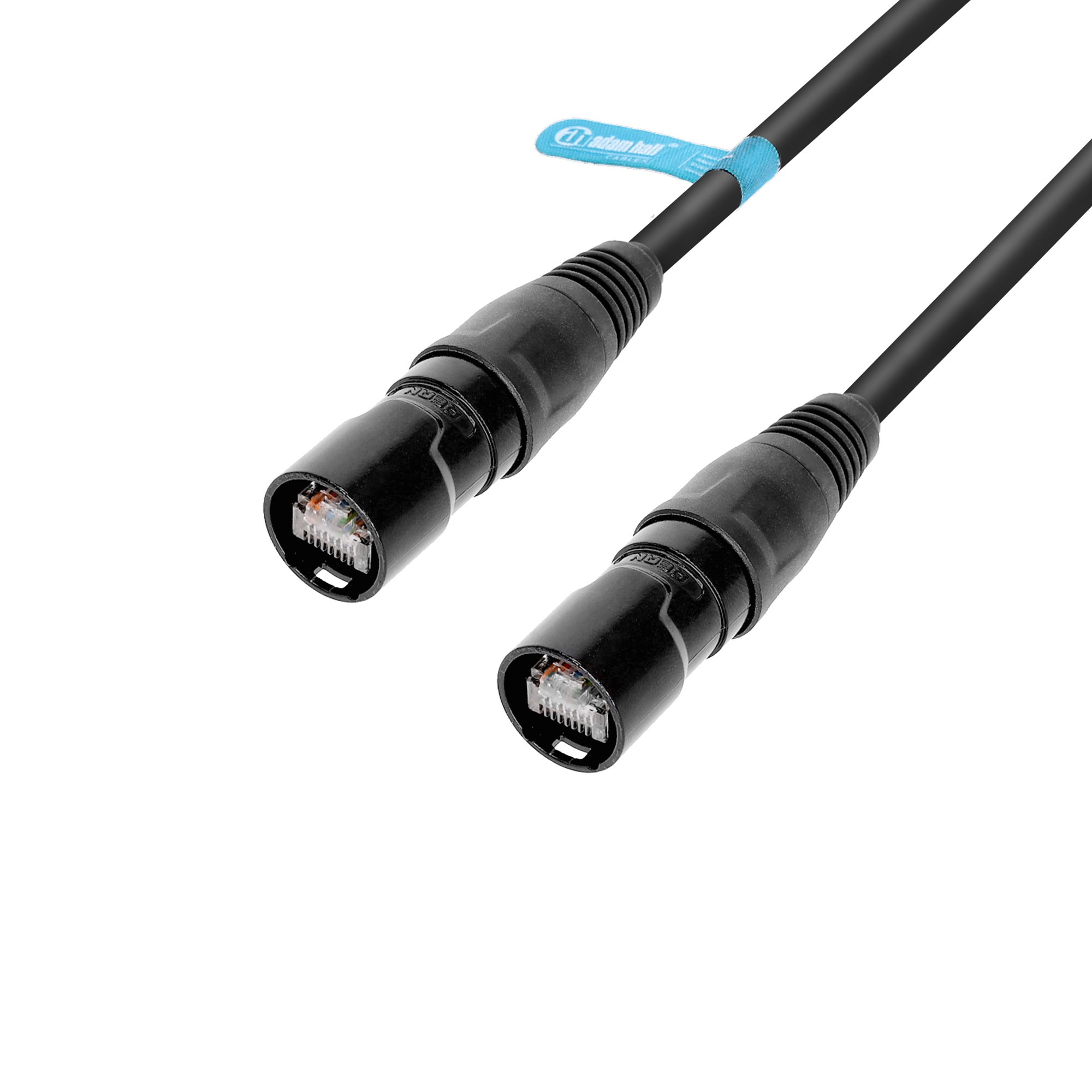 Adam Hall Cables 4 STAR ECON CAT6A IP65 5m - hálózati kábel | Cat.6a (S/FTP) Rean Z szériásRJ45 csatlakozó, IP65 | 5 m