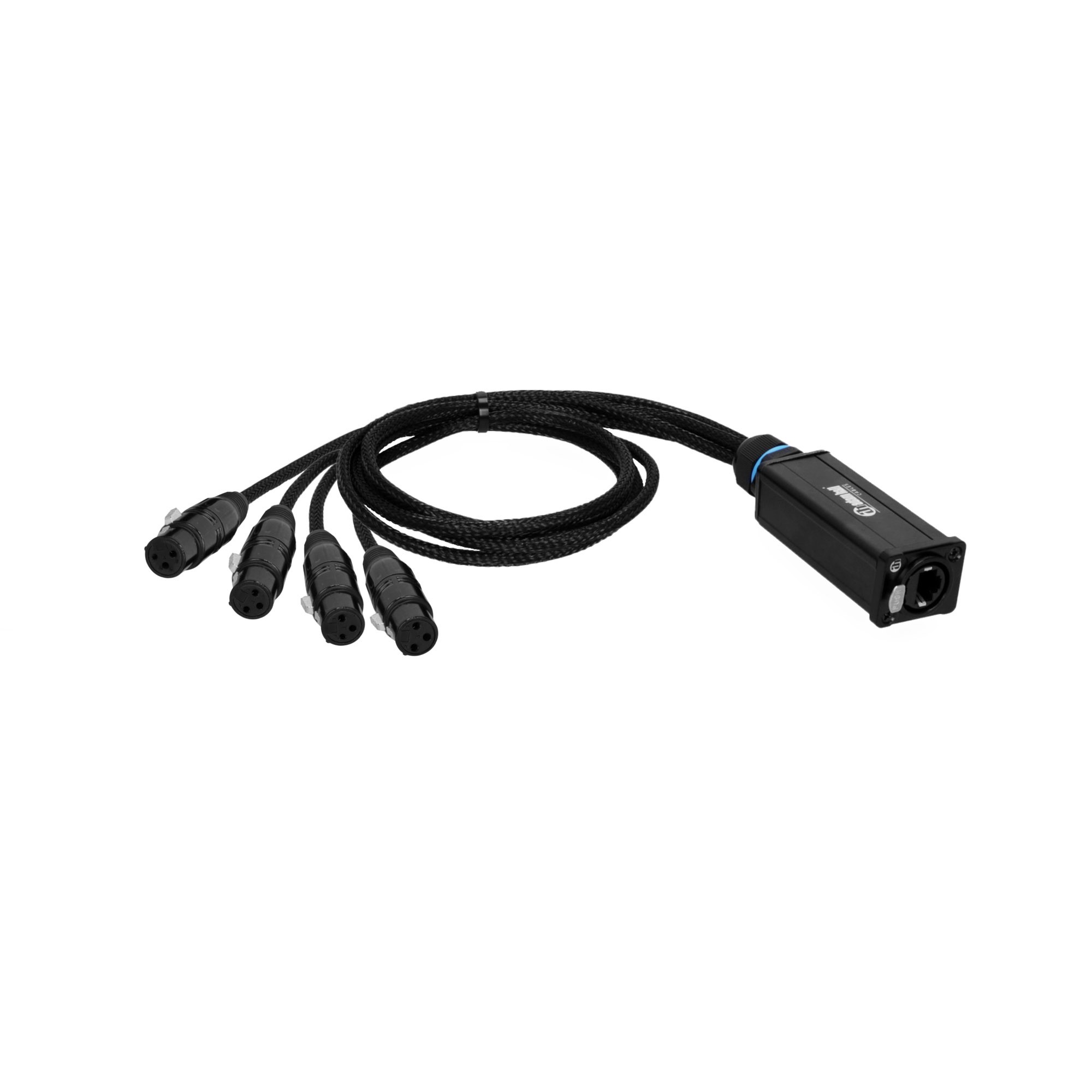 Adam Hall Cables 4 STAR CATBOX XF3 - audio and DMX adapter cable 3-pin XLR female - RJ45 Cat.6a with connectors