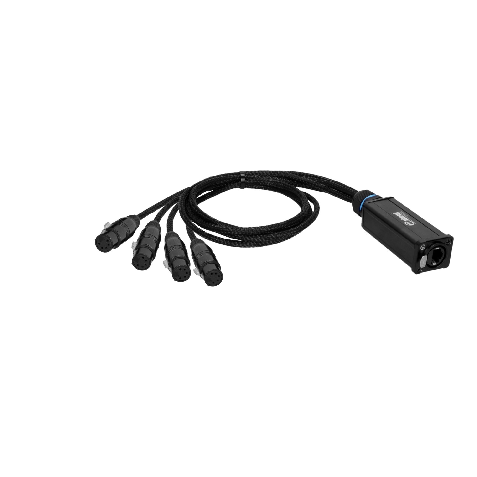 Adam Hall Cables 4 STAR CATBOX XF5 - audio and DMX adapter cable 5-pin XLR female - RJ45 Cat.6a with connectors