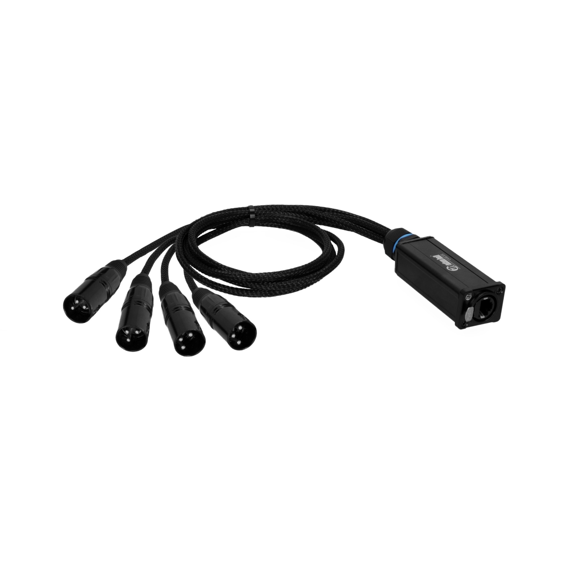 Adam Hall Cables 4 STAR CATBOX XM3 - audio and DMX adapter cable 3-pin XLR male - RJ45 Cat.6a with connectors