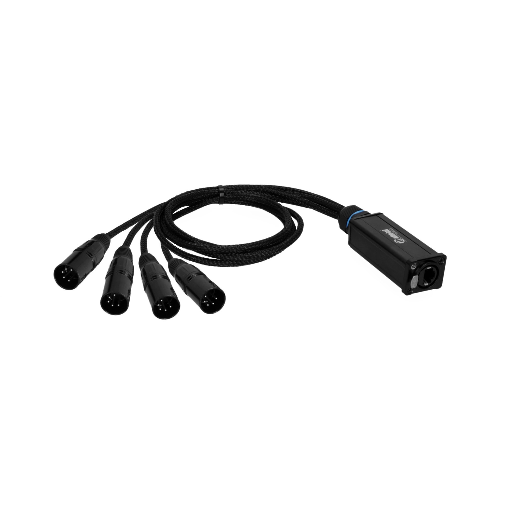 Adam Hall Cables 4 STAR CATBOX XM5 - audio and DMX adapter cable 5-pin XLR male - RJ45 Cat.6a with connectors