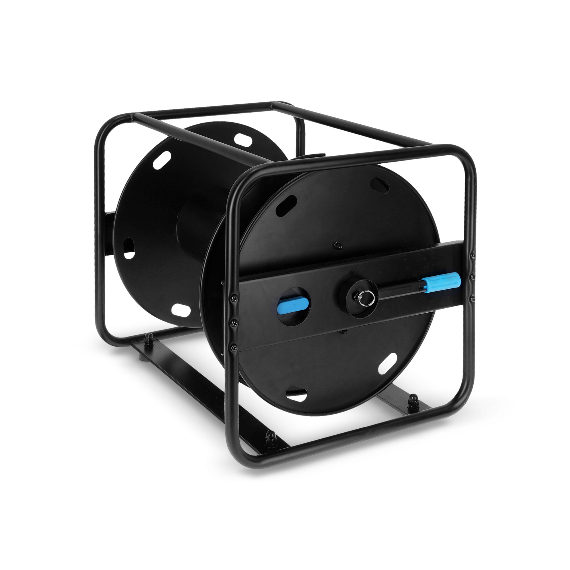 Adam Hall Cables 4 STAR CD 450 - cable drum - 54 cm wide, osztott steel dob, black
